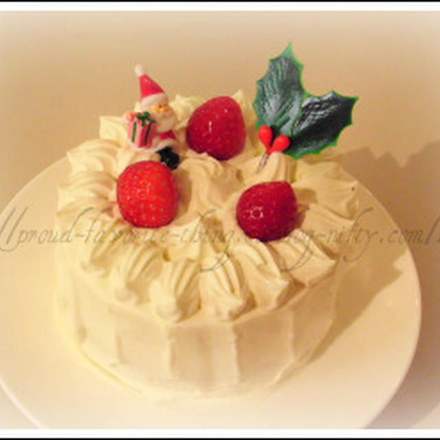 クリスマスケーキと銀座アバクロンビー＆フィッチ