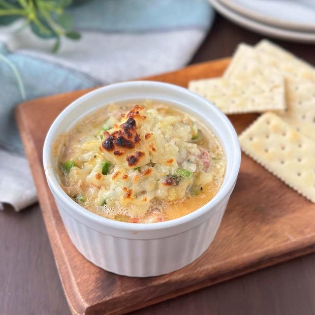 アボカドがあったらこれ☆トマトとツナ缶のホットチーズワカモレ