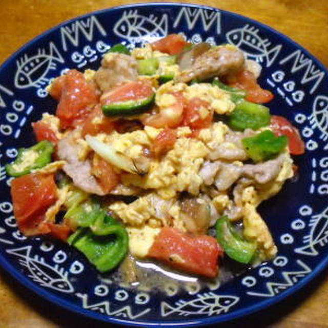 卵とトマトの炒め物