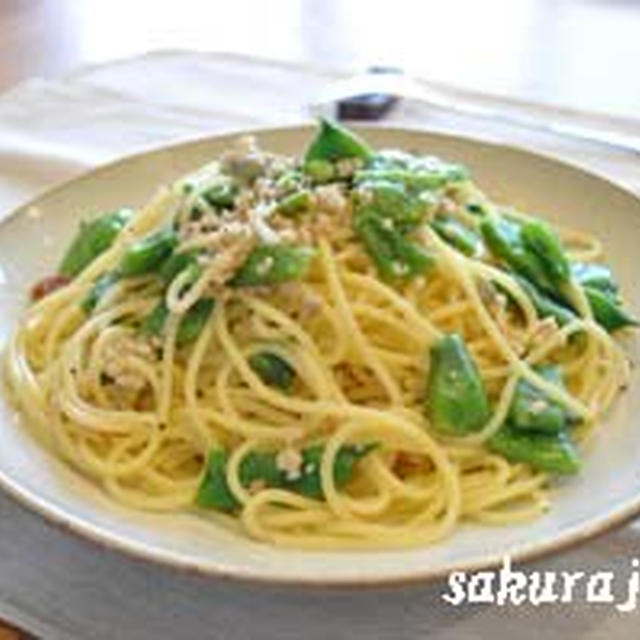 パスタ、善哉、鰯の梅煮