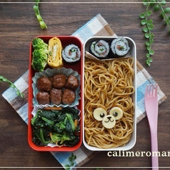 【娘のオベントウ】　ダッフィーのお弁当　to　#手作りチョコに憧れてSNSプレゼントキャンペーン