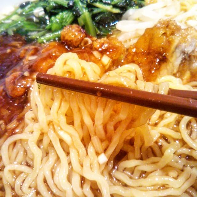 がっつり排骨（パーコー）醤油あんかけそば〜口福炒飯楼