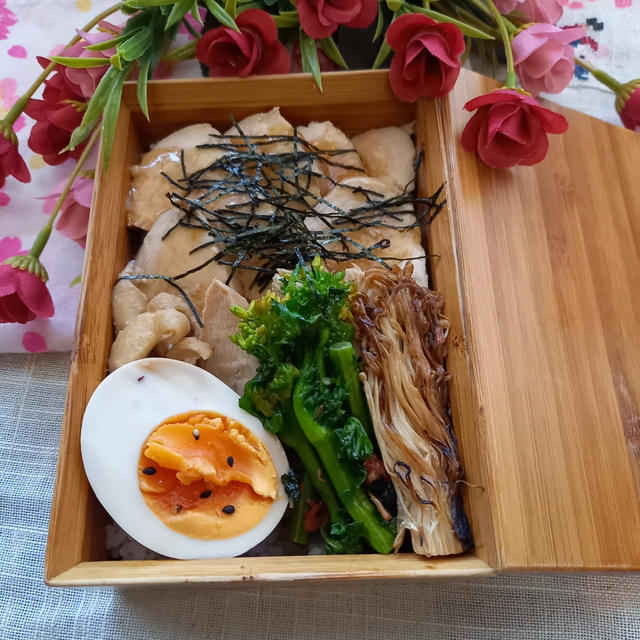 鷄むねチャーシュー丼弁当〖のっけ弁当〗
