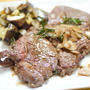 【レシピ】１００ｇ２７０円ぐらいの牛肉を美味しく味わう作り方「ガーリックステーキ　蒸しナス添え」