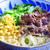 半田そうめんを使って、肉うどん風に