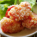 男子食堂レシピ☆にんにく塩麹味のトマトフライ