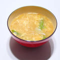 日々の汁卵加えて一工夫あらまあ美しい味噌玉子スープ｜滝村雅晴の食卓一首