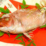 喜寿祝に★祝鯛　祝鯛レシピ　鯛の塩焼き　お食い初め　初節句  お祝い、還暦、米寿、白寿に