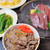 思い出の味、節約副菜でしっぽり冷酒♡牛丼・カツオ刺し・インゲンの揚げ浸し♪最高の晩酌メニュー！
