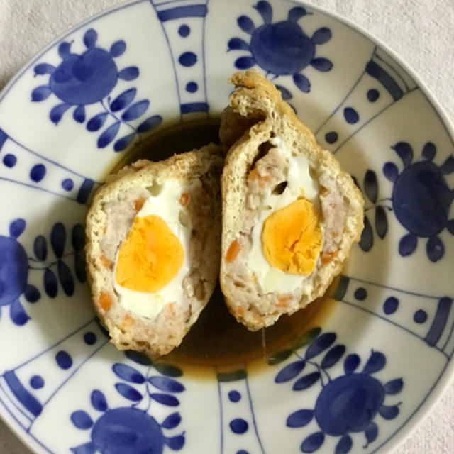 今年最初のお料理は信田煮、みぞれ和えと和食揃え