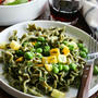 Fresh Pea and Herb Pastaグリーンピースパスタ