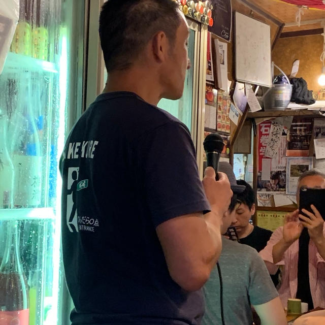 旗の台飲み屋「ぶち」さんで西岡酒造の島村兄貴を囲む会に行ってきました