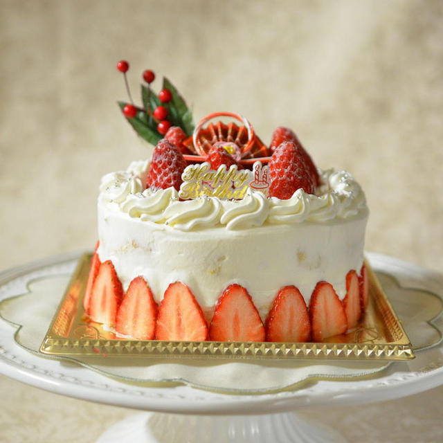 今年の初スイーツは米粉ケーキ♡