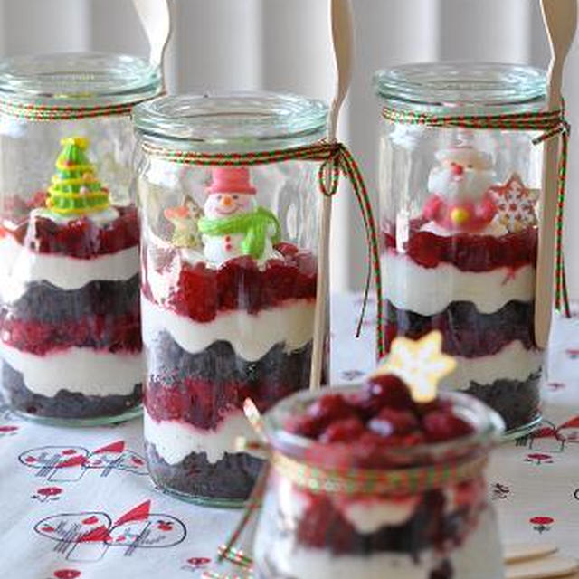 もらって嬉しい Weckでクリスマスのグラスケーキ By Nonさん レシピブログ 料理ブログのレシピ満載