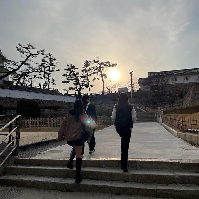 大人家族5人で実家へ帰省しましたその②【福山城と晩ごはん編】と昨日の晩ごはん