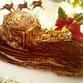 ブッシュドノエル《クリスマスケーキ・チョコレートロールケーキ》
