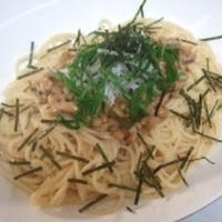 時短レシピ★たらこ納豆パスタ(^^♪