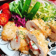 【ささみカツ】ささみのトマトチーズカツ(動画レシピ)