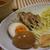 粉末ソースで、味付け玉子ちゃん♪