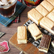 ビスコが可愛い♡チーズケーキサンド【学校の再開】