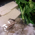 野郎飯流・牡蠣と鱈と菜の花の湯豆腐