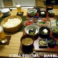 11/8の晩ごはん　セルフ海鮮丼と小鉢いろいろ♪もちろん日本酒♪♪