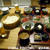 11/8の晩ごはん　セルフ海鮮丼と小鉢いろいろ♪もちろん日本酒♪♪