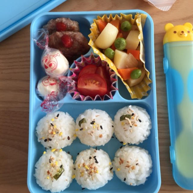 1歳1ヶ月 保育園のお弁当 ハンバーグ By Machiさん レシピブログ 料理ブログのレシピ満載