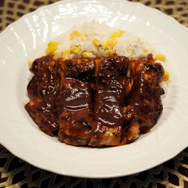 鶏ムネ肉のBBQソース