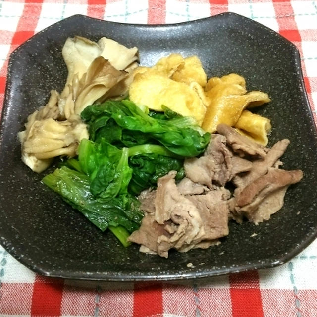 野菜いっぱいの煮浸し