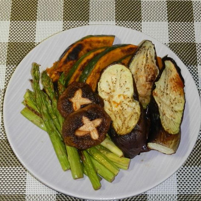 野菜の焼き浸し