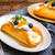 余ったスポンジケーキでオムレット、今日のレシピ