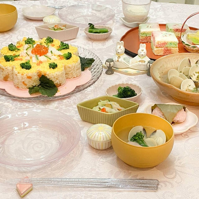 今年は夫婦2人のひな祭り【アメリカのおうちごはん】