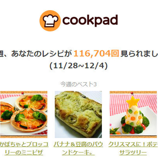 クックパッドページが1万6千アクセスでした！OLごはん料理研究家・おおたわ歩美