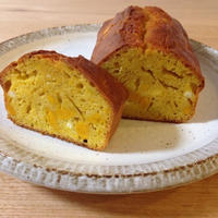ハロウィンにも★HMで簡単！かぼちゃとクリームチーズのパウンドケーキ