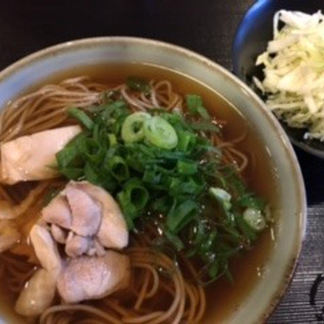 鳥なんば蕎麦と、夜の錦市場