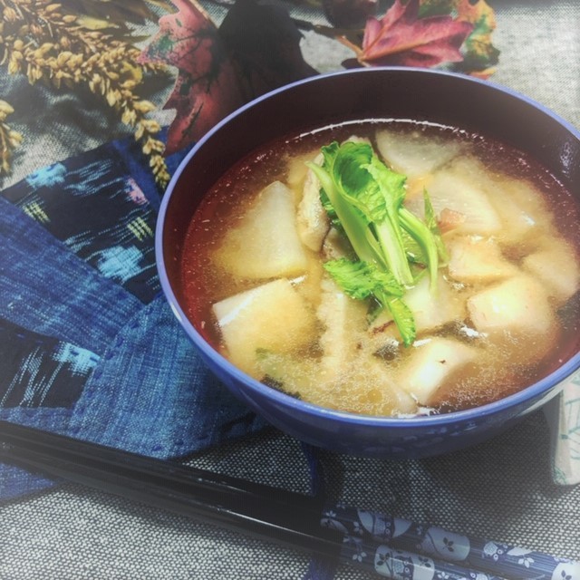 料理教室☆矢野公民館男性料理教室♫里芋と大根のけんちん汁