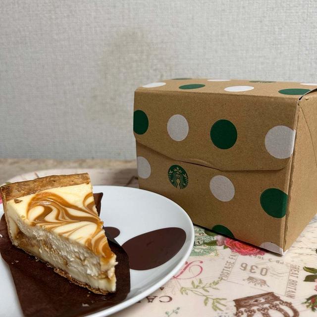 とろーり！スタバ新作 キャラメル＆チーズケーキ