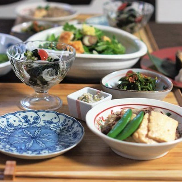 わらさの塩焼きや牛肉と堅豆腐の煮物などの日♫