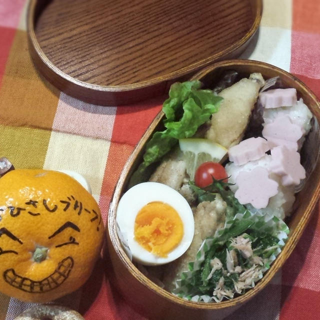 唐揚げ＆おにぎり弁当