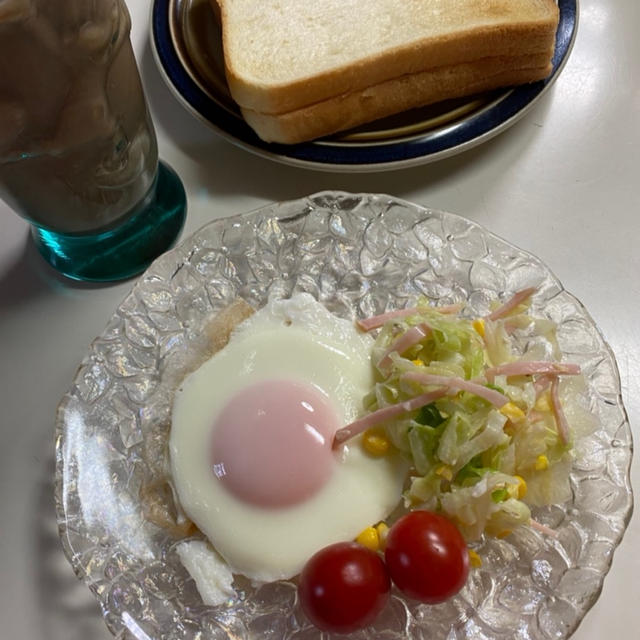 三太郎の朝ごパン☆トースターマヨハムチーズパン♡