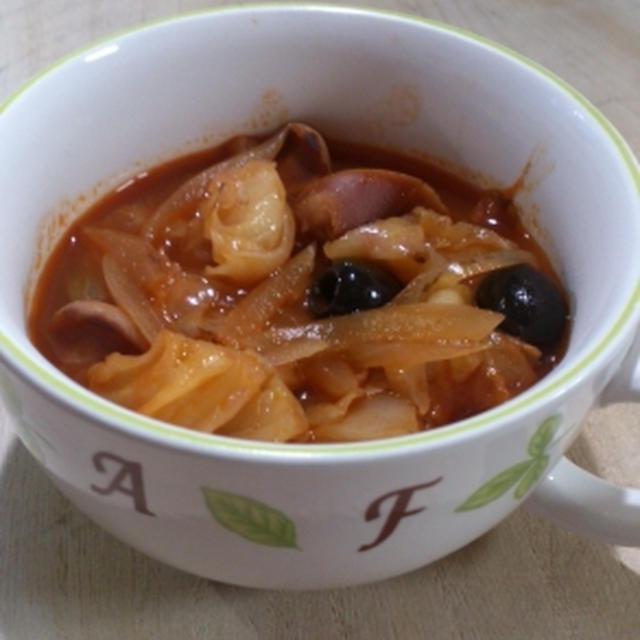 具だくさん！食べるミネストローネ