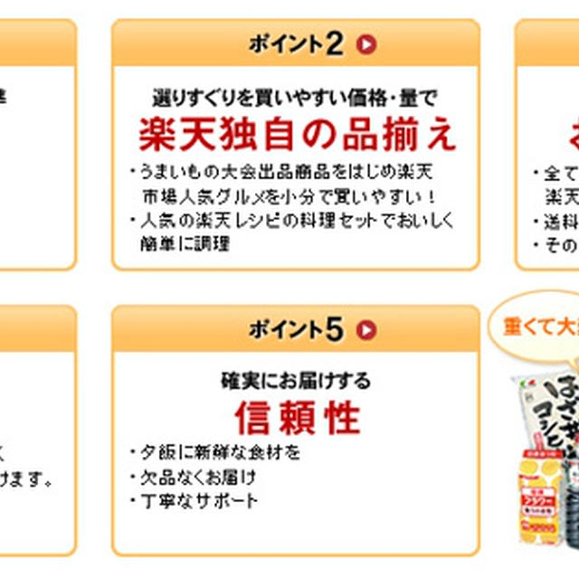 楽天マートで福袋やいちご煮の雑炊を購入