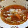 レシピ　いんげん豆と野菜のスープ