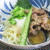 肉とナスの冷やしぶっかけうどん
