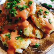 お豆腐とはんぺんのふわふわ焼き♡