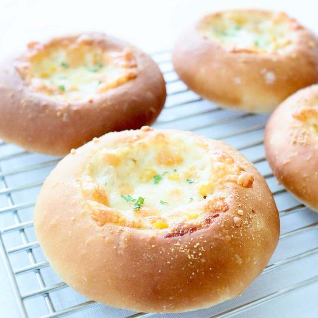 モチふわパン生地で【ツナマヨコーンパン】惣菜パン 調理パン