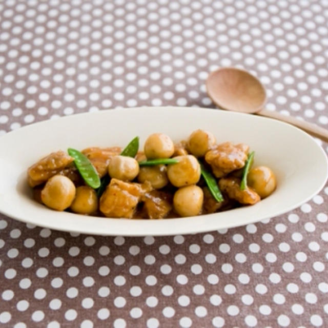 鶏と里芋の中華煮