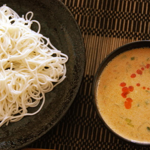 熱ヒヤ！豆乳坦々つけ麺