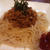 レンジで肉みそうどん
